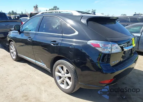 2010 Lexus Rx 350 z USA, uszkodzony, nr VIN 2T2BK1BA0AC016071